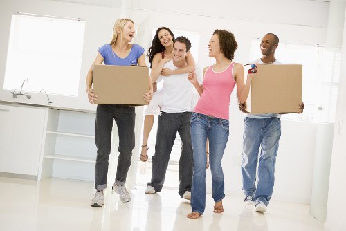 Removal team supporting a house move in Chiswick
