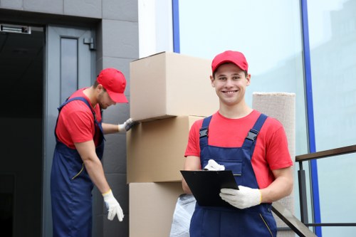 Packing and furniture handling during a local move in Chiswick