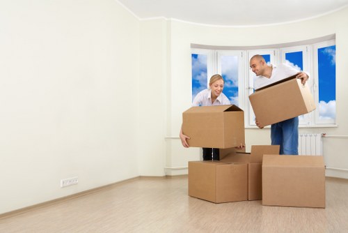Local man and van helping with a flat move in Chiswick