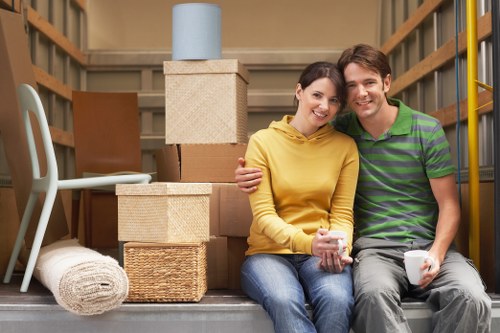 Commercial removals support for a local Chiswick office