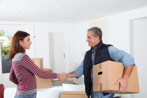 Chiswick moving service handling transport in a residential area