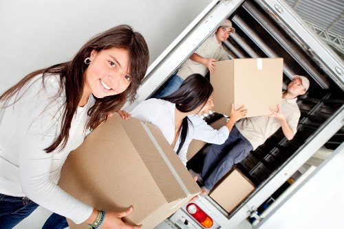 Removal truck for flats, houses, and office moves in Chiswick